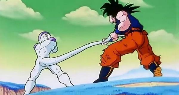 cold_frieza's tweet image. Let go of my tail &amp;gt;.&amp;gt;