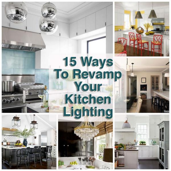 HouseBeautiful's tweet image. 15 ideas to revamp your kitchen lighting: hbm.ag/6014WWqq