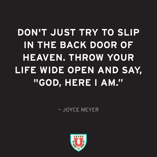 JoyceMeyer's tweet photo. http://t.co/0WXGSRv1sh #JoyceU http://t.co/pgPXn5d61T