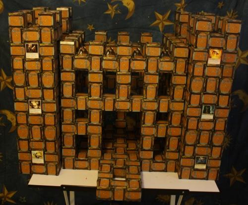 DweebCast's tweet photo. A #cardcastle made entirely out of #MagicTheGathering cards. #hexproof #MTG --via http://t.co/NPSRJD0ekY http://t.co/kOJCwZ6SFn