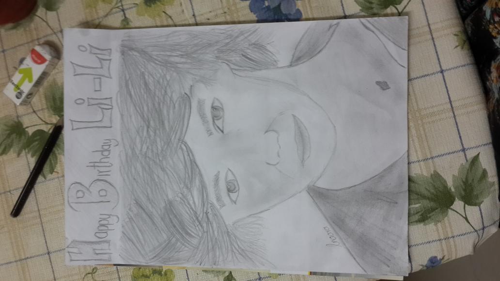 My drawing of the amazing hero we know called Liam James Payne Happy birthday  love u xx 