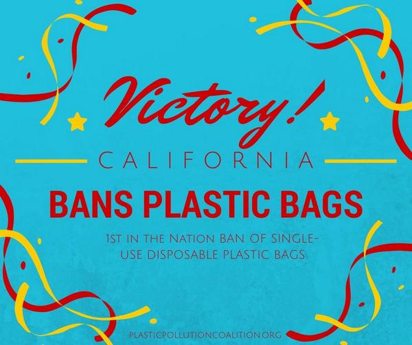 The_Ocean_Lover's tweet photo. RT @plasticpollutes: We did it! California passes the nation's 1st plastic bag ban!!! http://t.co/RGTjKYnINI
