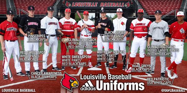 louisville cardinals baseball uniforms