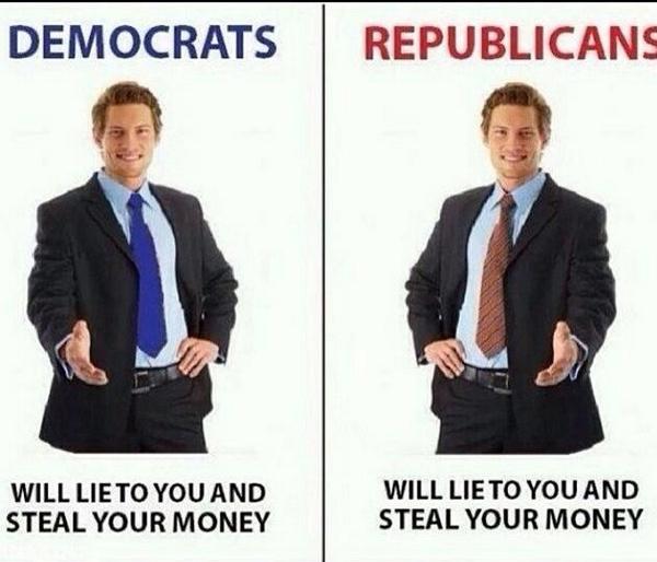 This goes for liberals, conservatives, NDP in Canada as well. Every politician is under an agenda.