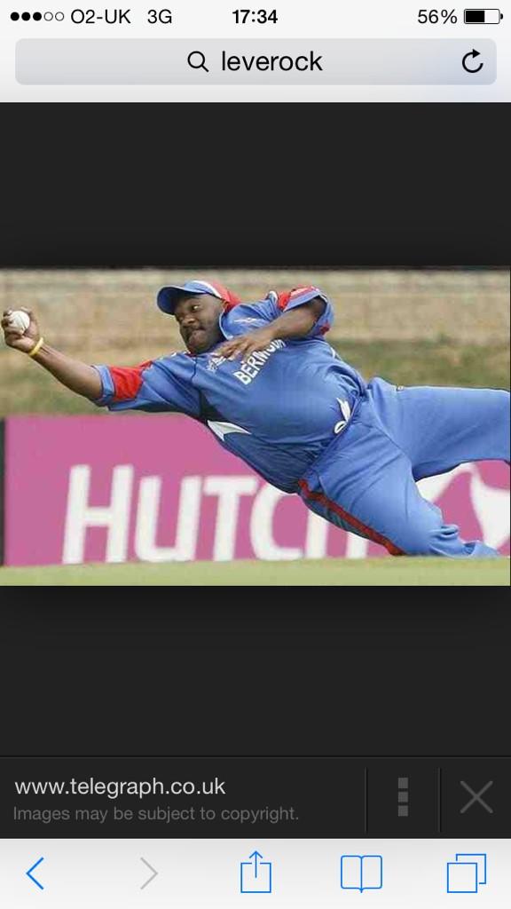 Smudg2012's tweet photo. Less said about today the better apart from my worldly slip catch! #leverock #worldie http://t.co/r7A09xREGT