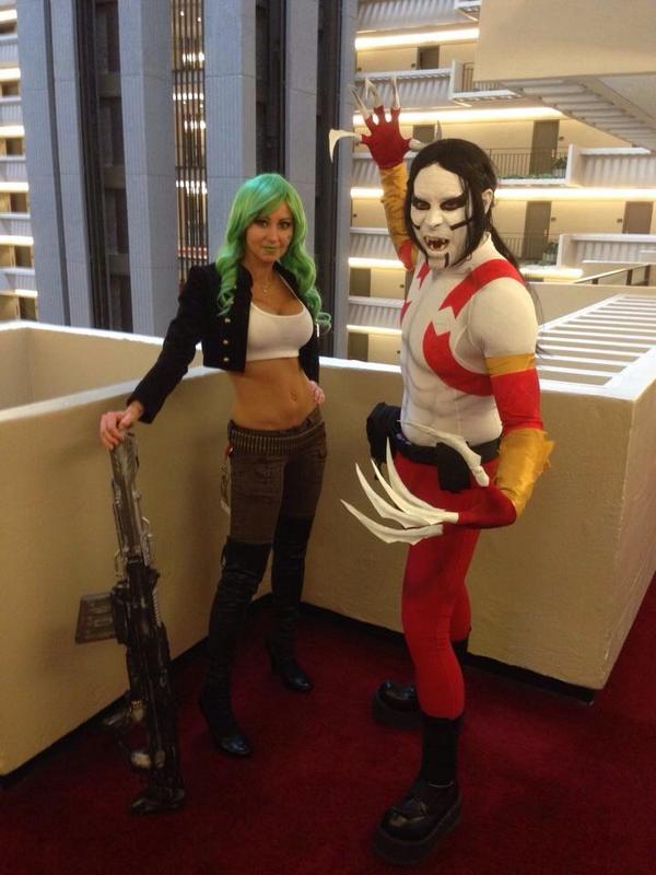 Marc_Silvestri's tweet image. OMG! Awesome!“@Airitech_: Me &amp;amp; wifey #ripclaw #cyberforce #dragoncon2014 #dragoncon #aproditeix #cosplay @ TopCow http://t.co/gOcynqFQUa”