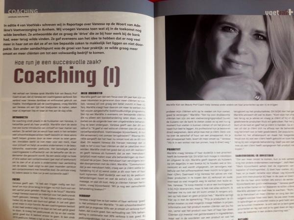 BeautyProfCoach's tweet photo. Trots op het uitgebreide artikel over Beautyprof Coach in het pedicure vakblad VoetVak +!!#coaching#pedicure http://t.co/xoPx8UnOdK