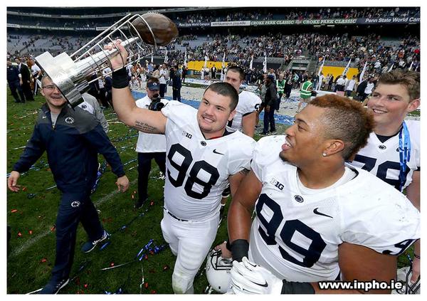 Inpho Photography (@inphosports) on Twitter photo Congrats to <a href="/PennStateFball/">Penn State Football</a> on winning a thrilling <a href="/CrokePkClassic/">Croke Park Classic</a> contest today! <a href="/pennstatenews/">Penn State News</a> @iafaireland Congrats to <a href="/PennStateFball/">Penn State Football</a> on winning a thrilling <a href="/CrokePkClassic/">Croke Park Classic</a> contest today! <a href="/pennstatenews/">Penn State News</a> @iafaireland
