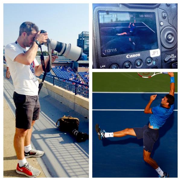 GettySport's tweet photo. All Access: We take you behind the scenes at the #USOpen. http://t.co/yZaIOjvxy3 #GettyInFocus #Photography @usopen http://t.co/f3HsdW2D54