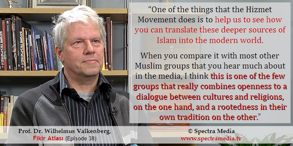 SpectraMediaTV's tweet photo. Prof. Dr. Valkenberg,
"#Hizmet movement help us to see how you can translate these deeper sources of Islam into the modern world" https://t.co/v2Ll2K3RyQ