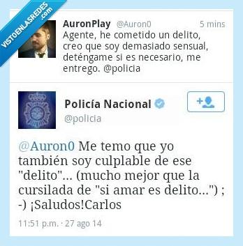 vistoenlasredes's tweet photo. Señor agente, he cometido un delito... por @Auron0 y @policia http://t.co/MHkW7pO2P2 http://t.co/6Yl2kL7AKQ