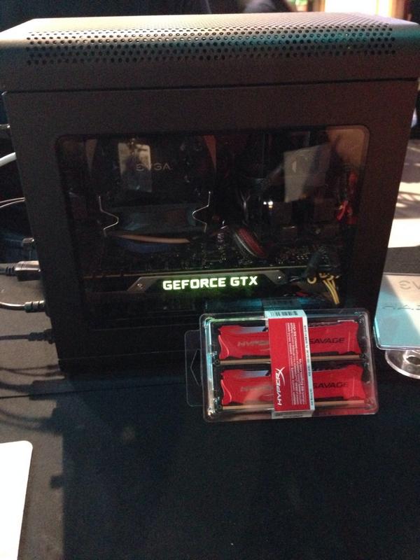 HyperX's tweet photo. GIVEAWAY7: Find me (Hint: @TEAMEVGA ) SHOUT #ItsJustHyperX, 1st person WINS 8GB #HyperXSavage memory! #PAXPrime2014 http://t.co/OX7tITYvD2