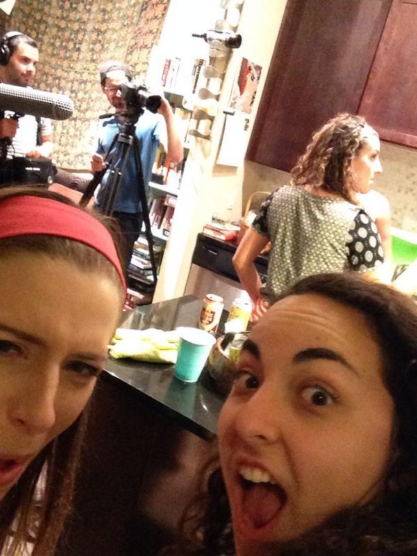 taylorjuarez24's tweet photo. Hanging with the ever lovely @ivykoehler  on the #ATown set!! @ATownTheSeries #CDWebSeries http://t.co/nFO1vva50N