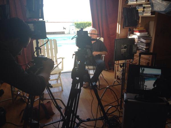 JasonWeary's tweet photo. Shot an awesome interview with AD Marty Eli Schwartz this dude knew his stuff  @MyBrewTube  #smallworld http://t.co/J3V3BtZftN