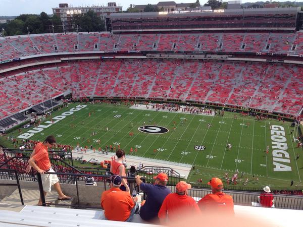 AngryClemsonFan's tweet photo. These seats are quite ridiculous. #SECing http://t.co/FRBoqcPh9H