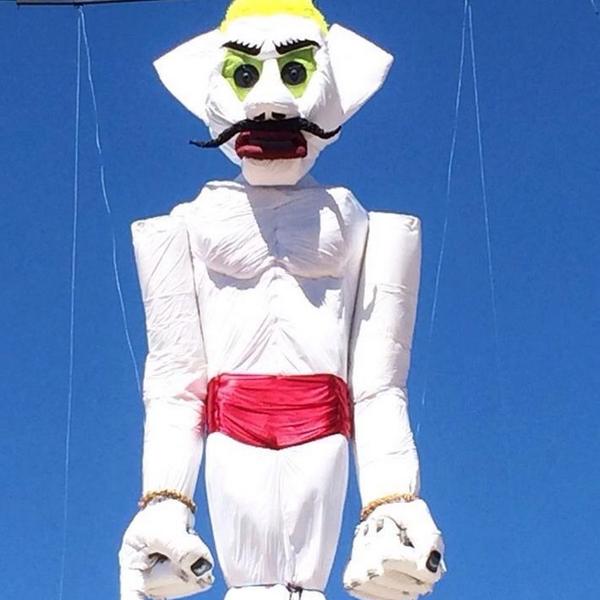 If you recognize this guy, you might be from New Mexico. 
#OnlyInNewMexico #BurnBabyBurn