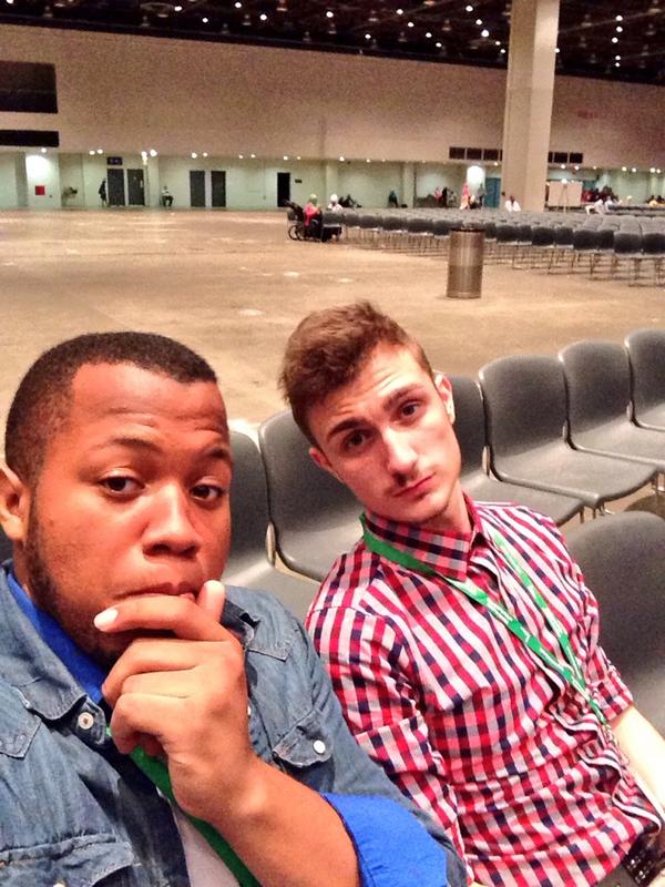 Chilling with @FatihSeferagic #oldfriends #isnaconvention #Detroit