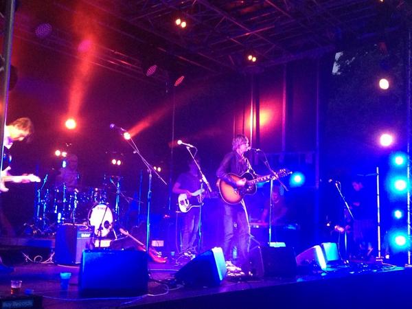 radioRedwards's tweet image. The @adamisaacUK band at @BictonFest tonight. Another full day of Devon music in the sunshine tomorrow