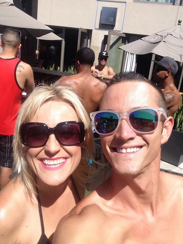 DJJohnJoseph's tweet photo. Fun Saturday out! #interventionsd #djcarnage #giveittome #hard !!! @vickster14 http://t.co/HfjHXNSwyD