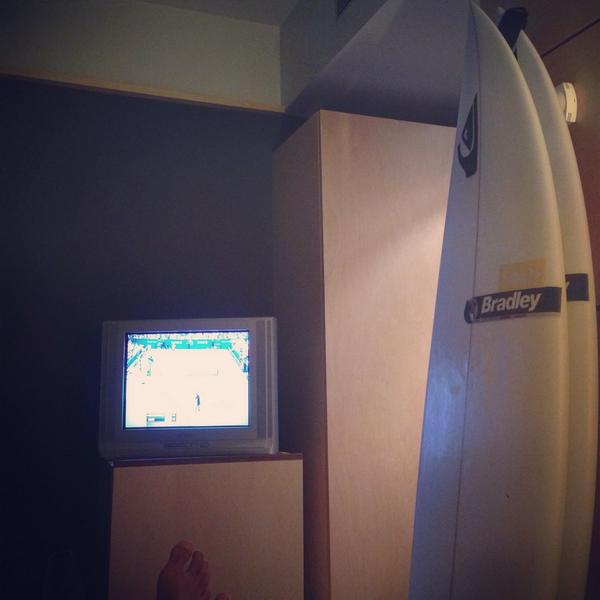 maximehuscenot's tweet photo. Boards are fresh and ready while @tsonga7 is killing it at the #usopen of #tennis ! #max12 @cbradleysurf @euroglass http://t.co/SrnlApRHgo