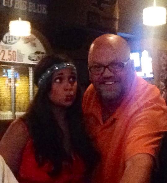 captainselfie's tweet photo. Luv Brooke's expression. LoL http://t.co/kWN3mv5FLx