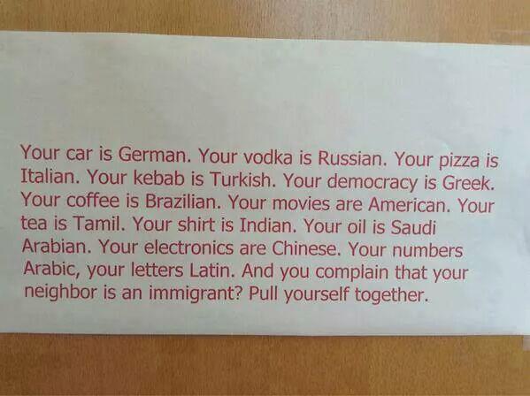 mannexclusive's tweet photo. Those who oppose #immigration #reform, listen up http://t.co/PUZMtOxYMw