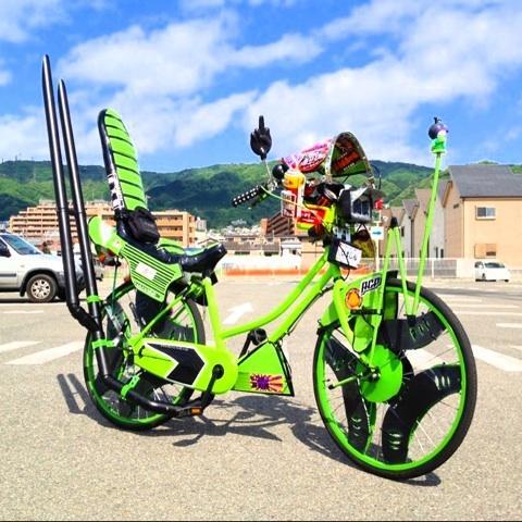 ママチャリ 改造自転車 改チャリ 暴走族自転車 ヤンチャリ 24インチ