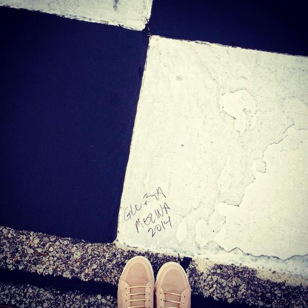 glorianydia's tweet image. Left my mark in Atlanta. #startfinishline #raceritual #NOLIAtlanta #NASCAR #AtlantaMotorSpeedway #NASCARDiversity