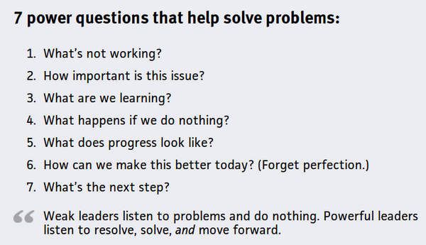Leading Through Problems: bit.ly/1tjPpAk

7 Pwr Questions that Help Solve Problems