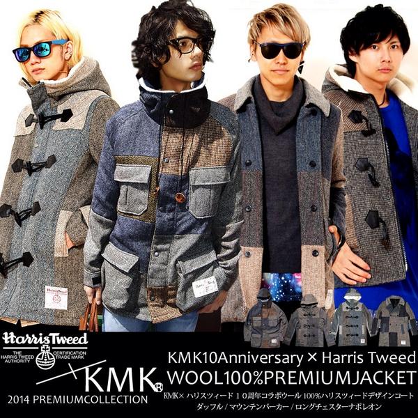 KMK & HarrisTweed コラボ　コート KMK & HarrisTweed コラボコート