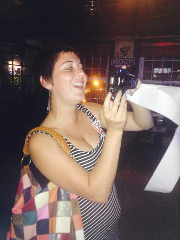 SarahYesWeekly's tweet photo. It's a party tonight @greenburrogso come join us and get in @yesweekly http://t.co/VrcQje5GUU