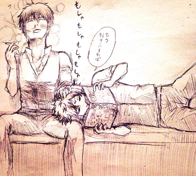 @r_happytime 落書きしてみたら何だこれな感じにwww 