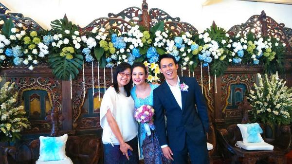 Melanie &amp; Angga today <a href="/balaisarwono/">Balai Sarwono</a>...congrats n thank you..