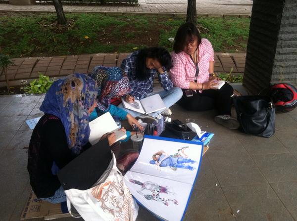 #dokumentasi di Taman Ayodya, Jakarta Selatan