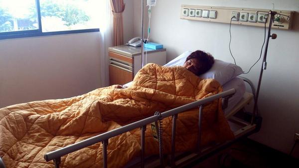 CHARMING_SDA's tweet photo. Get well soon ya kak :'') tidur lah yang nyenyak jgan lupa makan dan minum obat :') @dickymprasetyo #GWSDICKYSMASH http://t.co/Rs0DIxV5oi