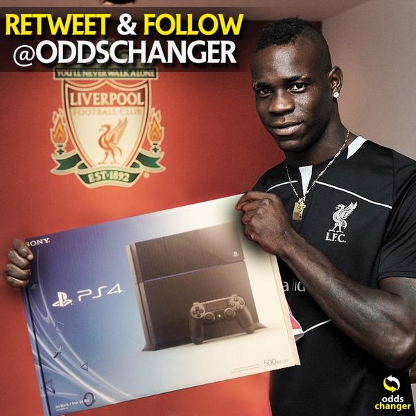 TommysDartsTips's tweet photo. #Spurs vs #Liverpool

If BALOTELLI scores first today, we'll give away a PS4!

RETWEET &amp; FOLLOW to enter. http://t.co/g9aijVBAhW
