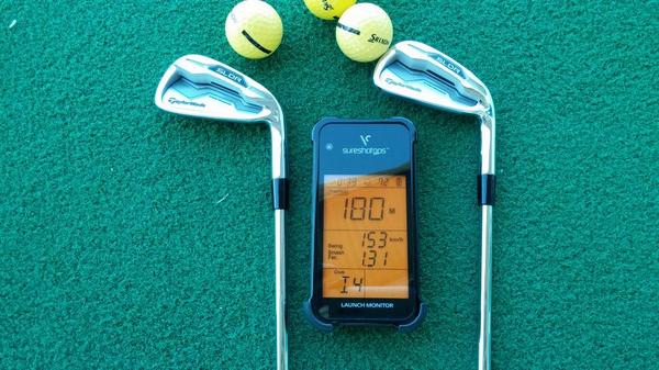 SEANOMcConville's tweet image. Working out my average distances today with my new SLDR irons with my @VCaddie @Sureshotgps launch monitor! Love it!