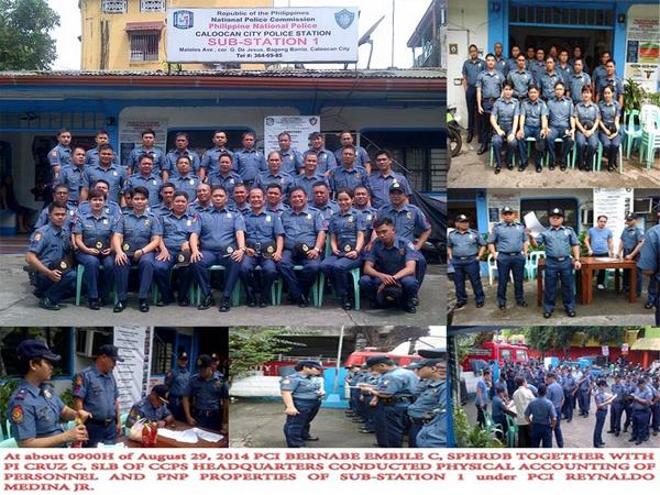 AT ABOUT  8/29/14 9AM SUB-STATION 1 UNDER PCI MEDINA JR BEING INSPECTED BY PCI EMBILE TOGETHER W/ PI CRUZ OF CCPS HQ