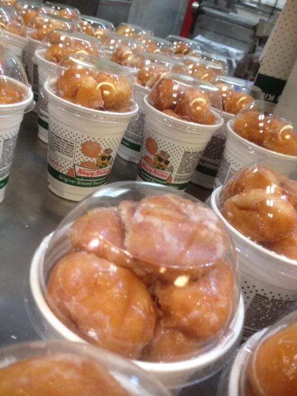 Consuite_DC's tweet photo. Getting the donuts at Krispy Kreme that's right 60 dozen http://t.co/GpCdYyy3fx