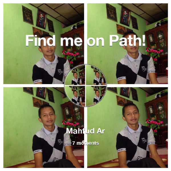 mahfudar's tweet photo. Find me on #Path now! Go to: http://t.co/fFfGcFOs92! #thepersonalnetwork http://t.co/yVvnCXJn6w
