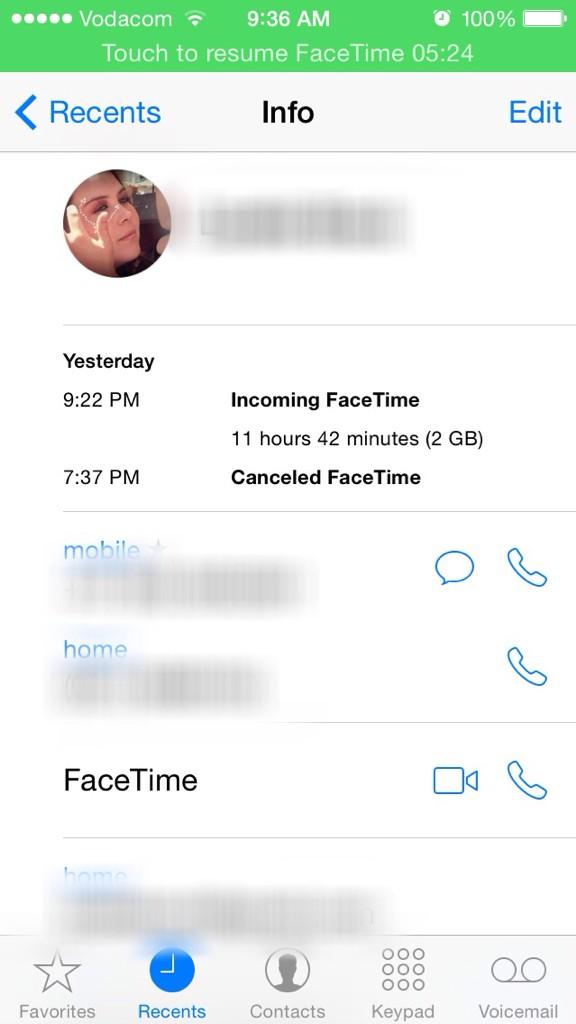 longest facetime call longest facetime call