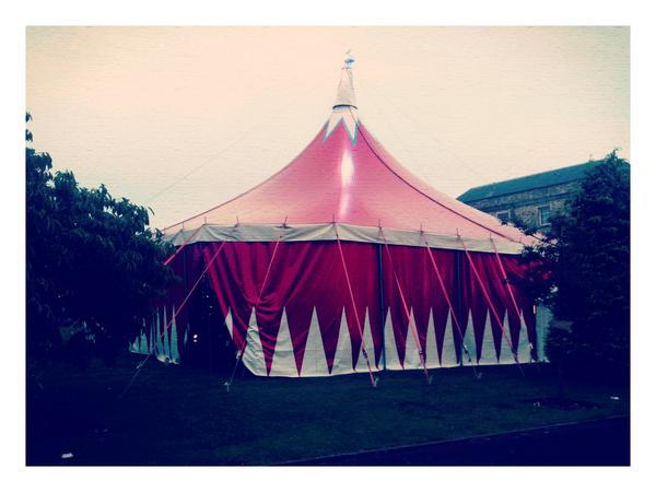 JATRmusic's tweet image. can't beat playing in a circus tent! Lovely dancing crowd too, congratulations Will and Amy! #wedding #soul #plymouth