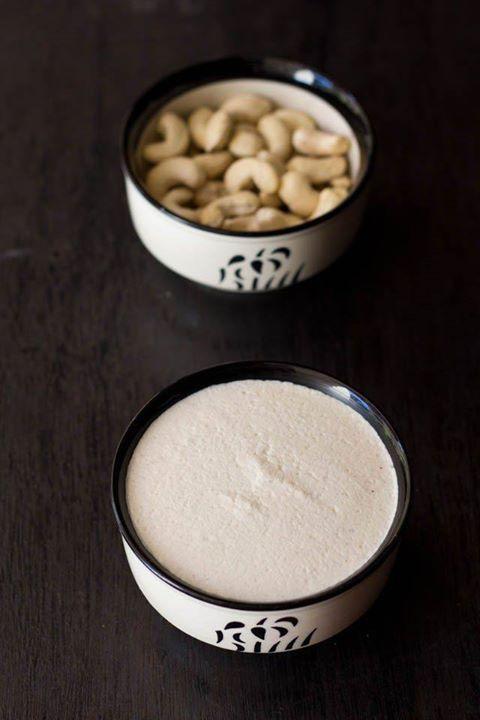 How to make cashew yogurt by @vegrecipesofindia. #Recipe here: bit.ly/cashewyogurt