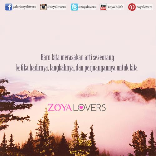 ZoyaLovers's tweet photo. Baru kita merasakan arti seseorang, ketika hadirnya, langkahnya, dan perjuangannya untuk kita. http://t.co/yfmCTkT5YL