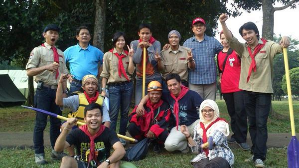 Selesai promosi UKM di <a href="/OrientasiFikom/">Orientasi Fikom 2014</a> nih