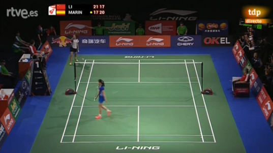 teledeporte's tweet photo. ¡#VamosCaro! La española fuerza el 3er set en este #badmintonworldchampionship http://t.co/BhZ95P9wC3 ¡Bravo! http://t.co/OOEdcBWD68