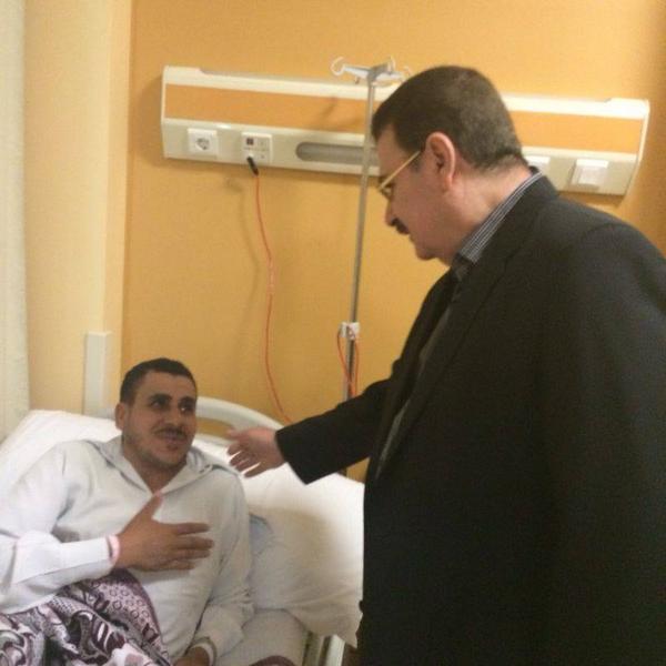 وزير النقل خلال جولته بمستشفى السكة الحديد : ضرورة تجهيز كل قسم من اقسام المستشفى بأحدث التجهيزات الطبية .