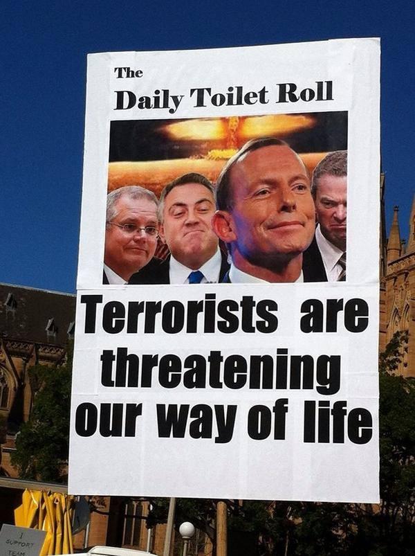 MiztaRabbit's tweet photo. “@KieraGorden: Another contender for best sign #MarchInAugust Sydney! #AusPol via  @JSalmonupstream http://t.co/SC7s2Fd4Ap”

Dud's Army