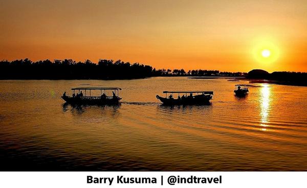 Photo Dunia в Twitter Great Colofull Sunset Di Pantai