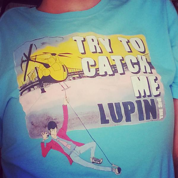 pikappa's tweet image. E comunque la mia maglietta dice tutto #trytocatchme #lupin